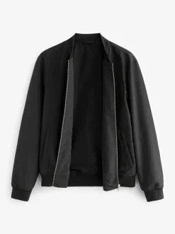 Next Black Shower Resistant Bomber Jacket Online