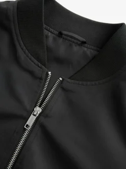Next Black Shower Resistant Bomber Jacket Online