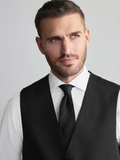 Next Black Signature Nova Fides Wool Waistcoat Sale