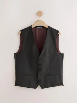 Next Black Signature Nova Fides Wool Waistcoat Sale