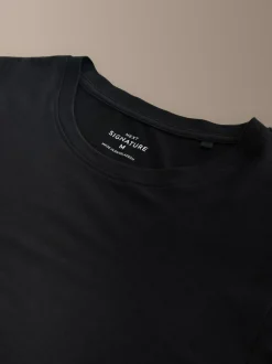 Next Signature TENCEL™ Lyocell T-Shirts 2 Pack Black Discount