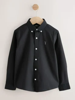 Next Black Single Oxford Shirt (3-16yrs) New
