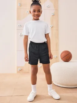 Next Black Single Sports Shorts (3-16yrs)