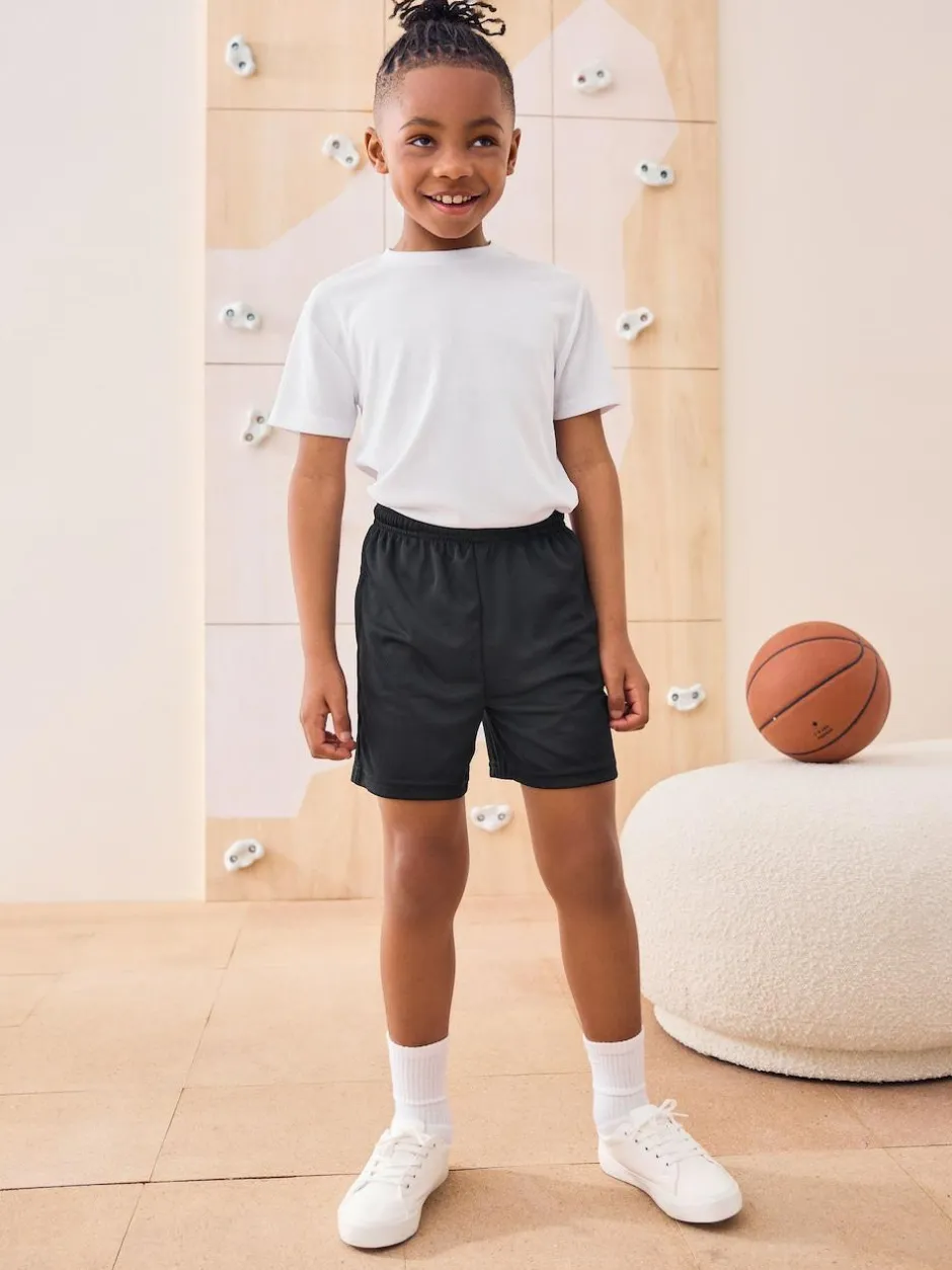 Next Black Single Sports Shorts (3-16yrs)
