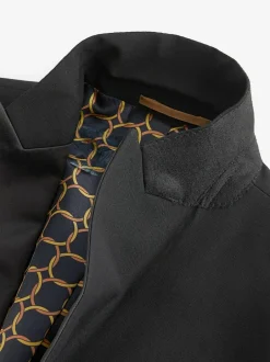 Next Black Skinny Fit Tuxedo Suit Jacket Hot