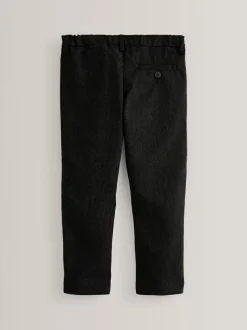Next Skinny School Formal Stretch Pull On Waist Trousers (3-17yrs) Black Hot