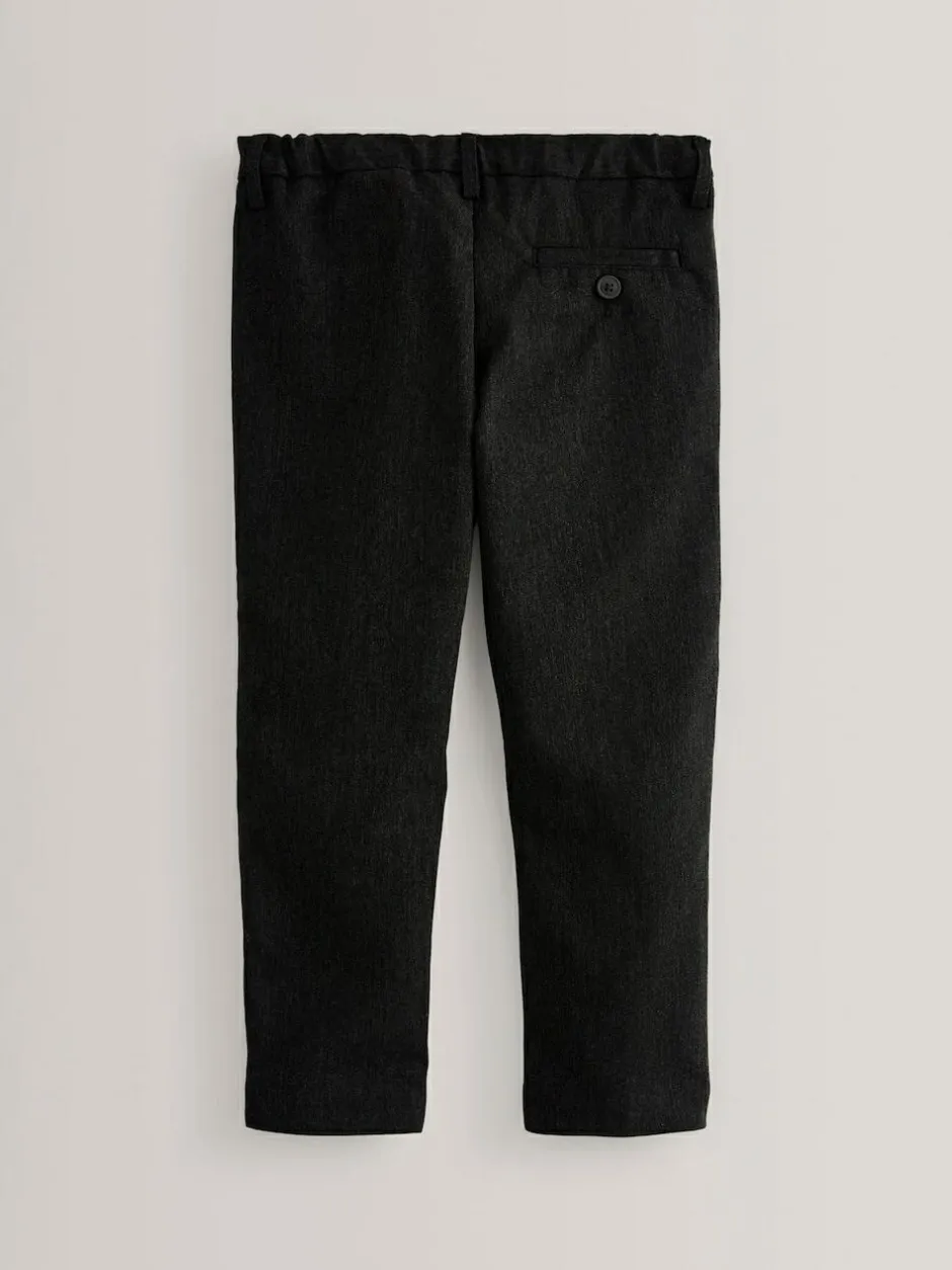 Next Skinny School Formal Stretch Pull On Waist Trousers (3-17yrs) Black Hot