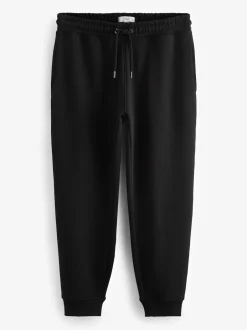 Next Slim Fit Brushback Heavyweight 2 Pack Joggers Black Hot