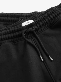 Next Slim Fit Brushback Heavyweight 2 Pack Joggers Black Hot