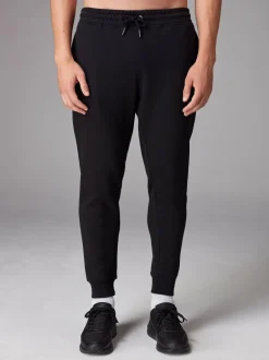 Next Slim Fit Brushback Heavyweight 2 Pack Joggers Black Hot