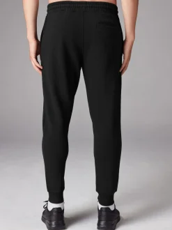 Next Slim Fit Brushback Heavyweight 2 Pack Joggers Black Hot