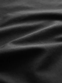 Next Slim Fit Signature SUPIMA® Cotton Crew Neck T-Shirt Black Outlet