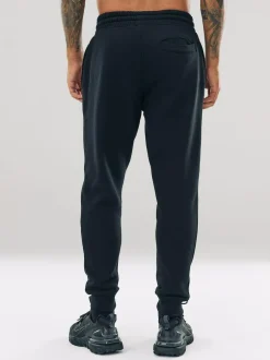 Next Slim Fit Slim Fit Brushback Heavyweight Joggers Black Outlet