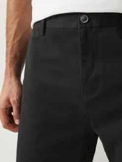 Next Black Slim Fit Stretch Chinos Shorts Online