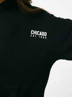 Next Black Slogan Hoodie (3-16yrs) Hot