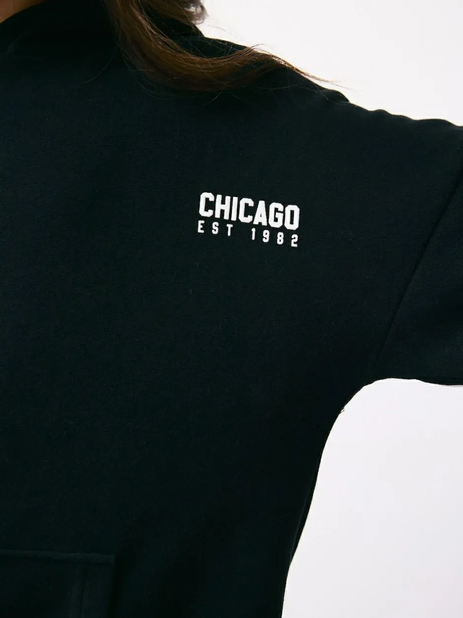 Next Black Slogan Hoodie (3-16yrs) Hot