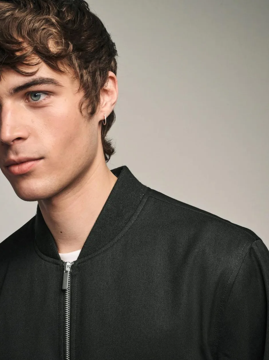 Next Black Smart Bomber Jacket Outlet