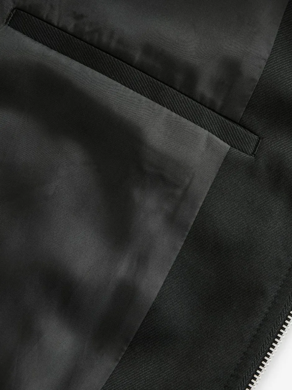 Next Black Smart Bomber Jacket Outlet