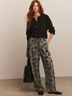 Next Soft Touch Crew Neck Knitted Cardigan With Wool Black Discount