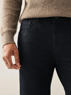 Next Black Solid Single Skinny Fit Classic Stretch Jeans Hot