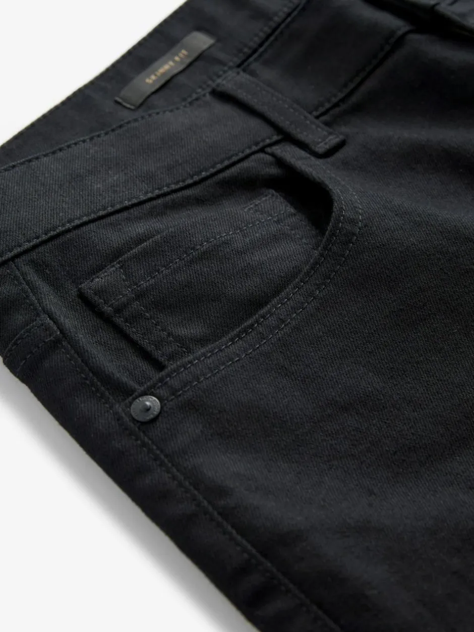 Next Black Solid Single Skinny Fit Classic Stretch Jeans Hot