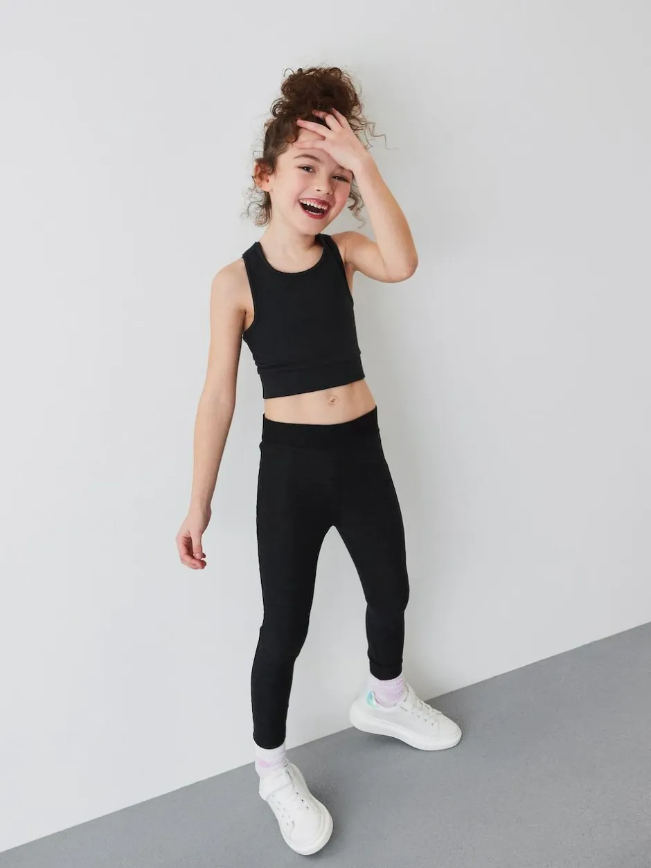 Next Sports Crop Top (5-16yrs) Black Sale