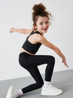 Next Sports Crop Top (5-16yrs) Black Sale