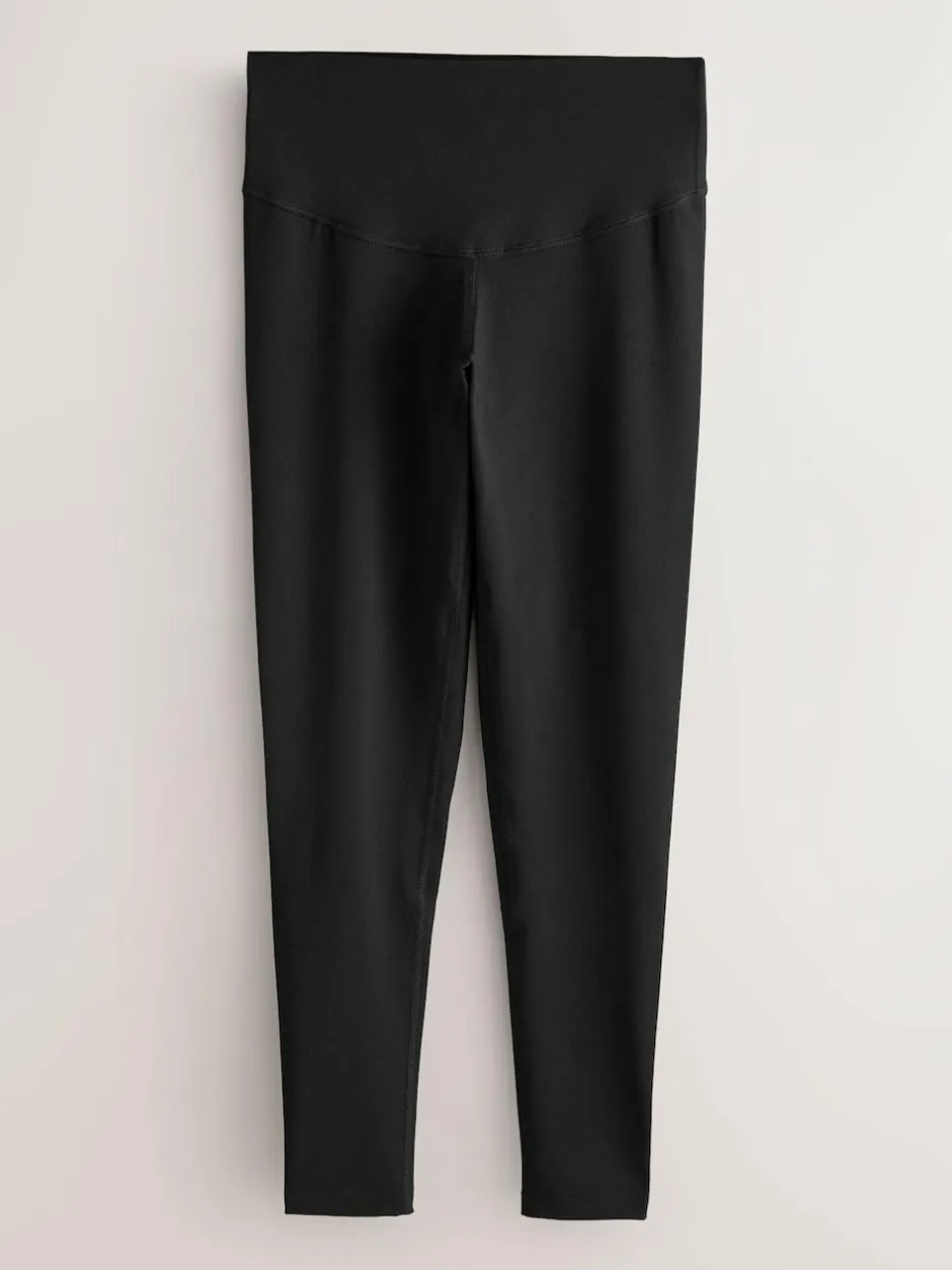 Next Sports Dry Tech Tummy Control High Waist Full Length Legging Black