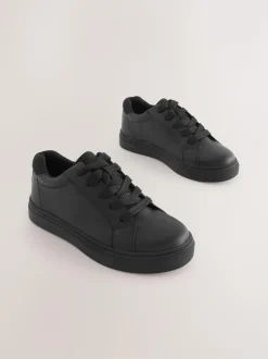 Next Black Standard Fit (F) Lace Up School Shoes Best