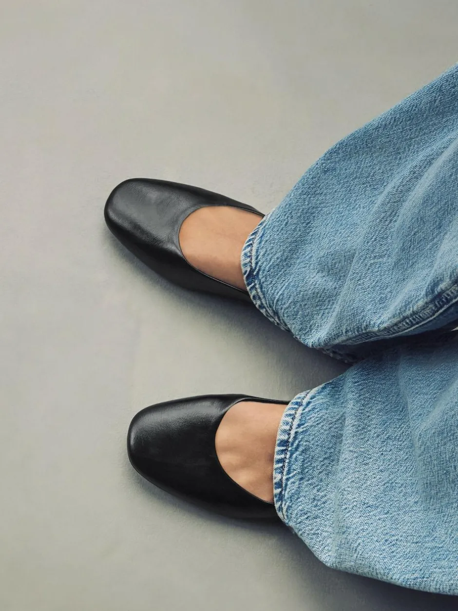 Next Standard/Wide Fit Round Toe Mary Jane Shoes Black Clearance