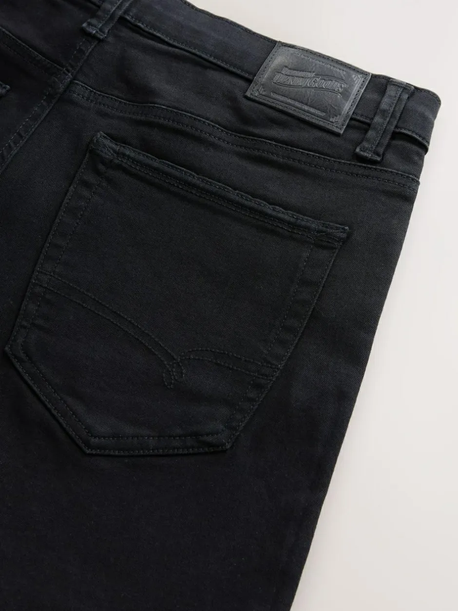 Next Black Straight Fit Motionflex Jeans Outlet