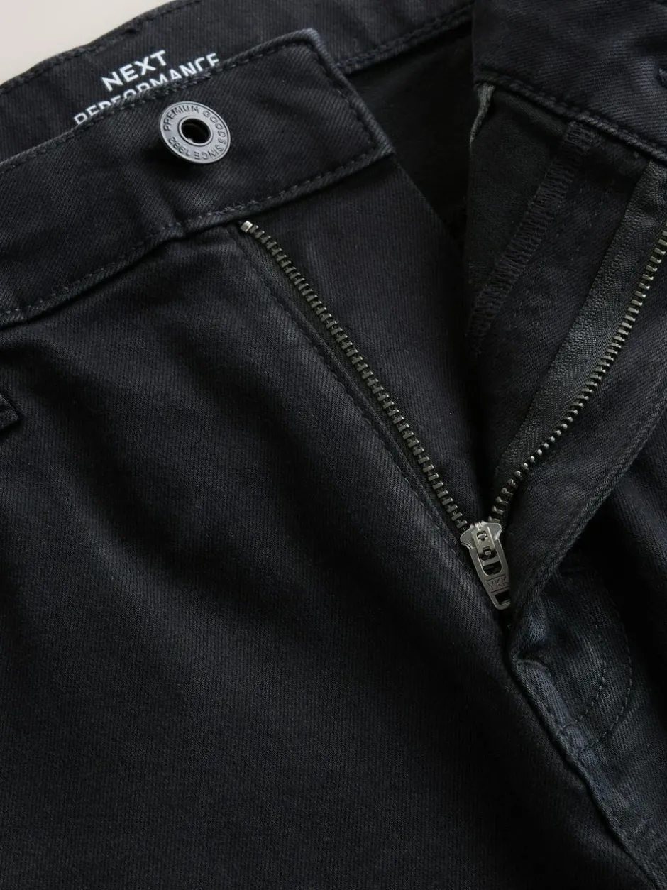 Next Black Straight Fit Motionflex Jeans Outlet