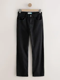 Next Straight Leg Jeans Black Sale