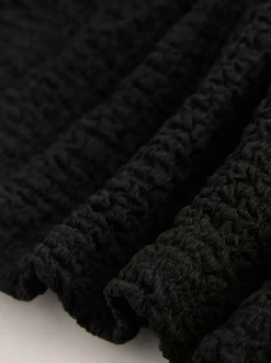 Next Black Strappy Crinkle Summer Dress (3-16yrs) Discount