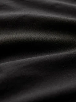 Next Black Stretch Oxford Long Sleeve Shirt New