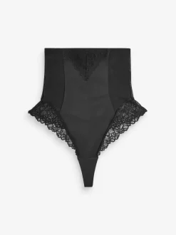 Next Super High Waist Thong Firm Tummy Control Shaping Briefs Black Best