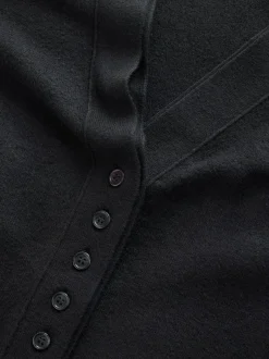 Next Black Supersoft V-Neck Cardigan With Pockets Best