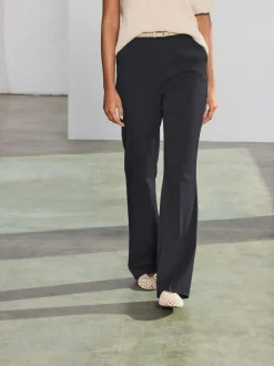 Next Black Tailored Bootcut Trousers Online