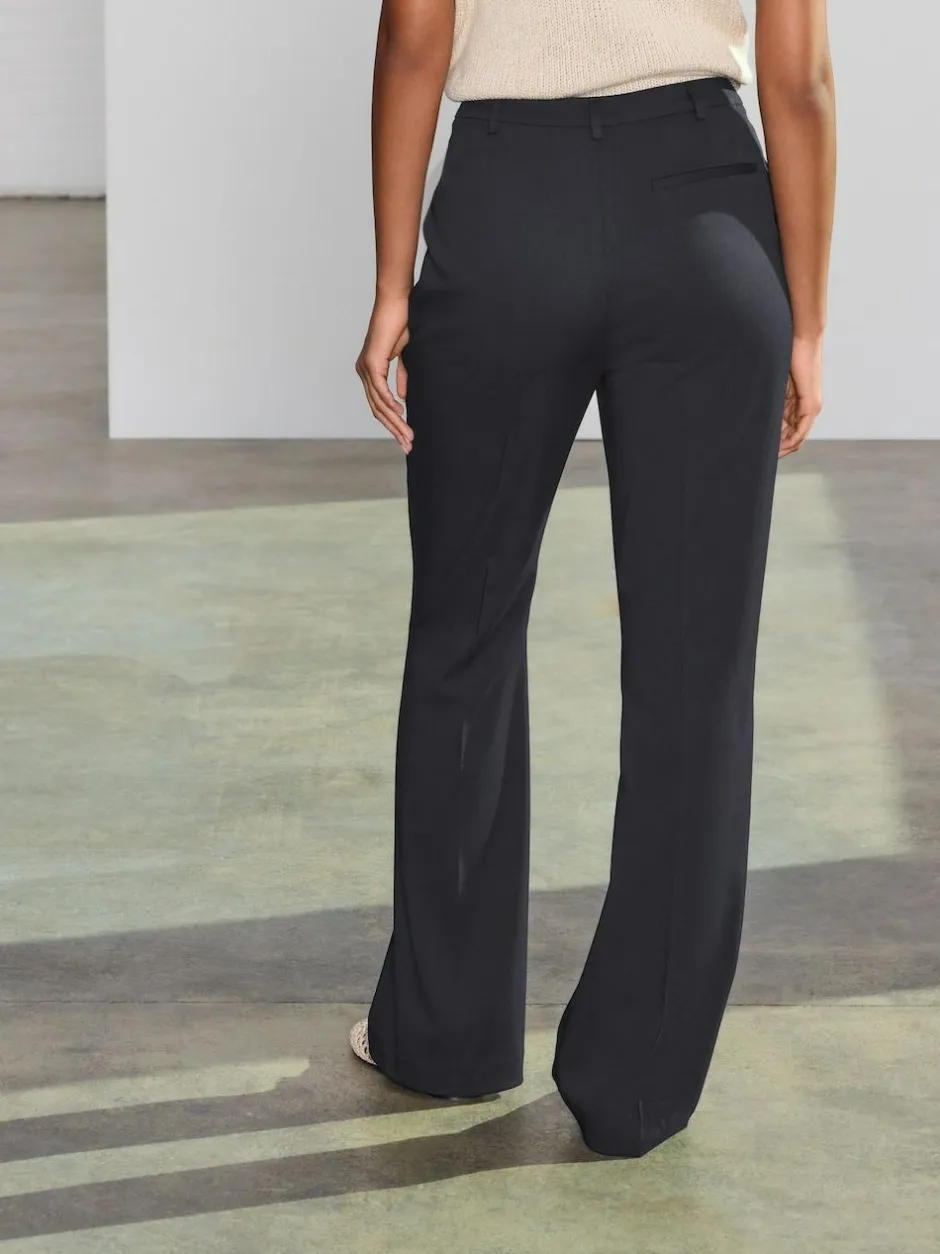 Next Black Tailored Bootcut Trousers Online