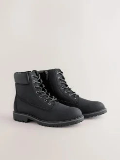 Next Black Tall Zip-Up Boots Hot