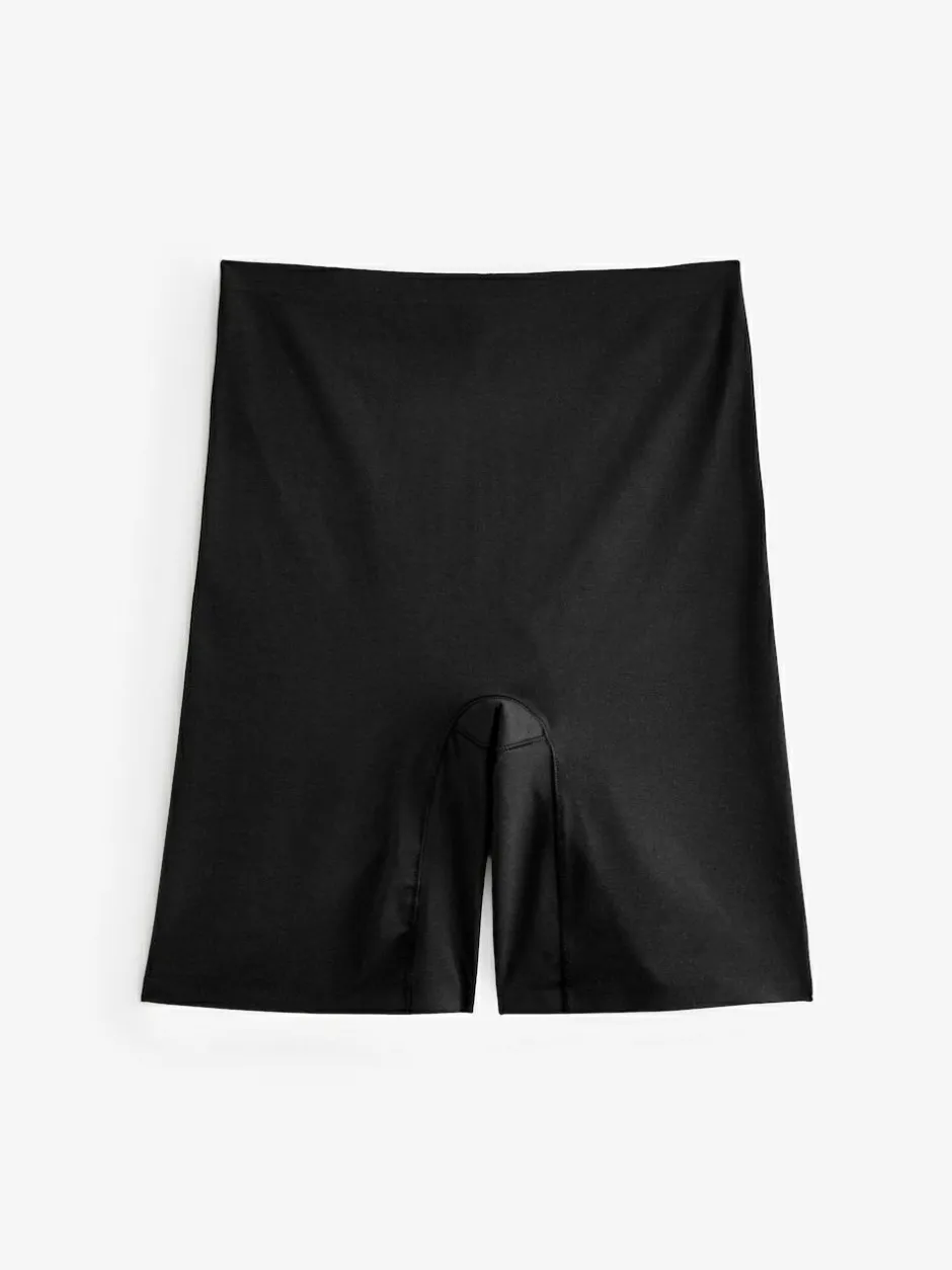 Next Thigh Smoother Short Shaping Tummy Control Premium Cotton Blend Knickers Black Sale