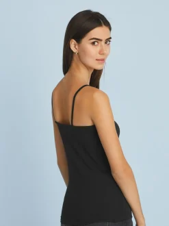 Next Black Thin Strap Vest Hot