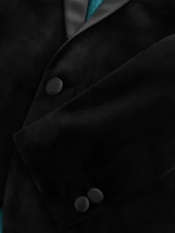Next Velvet Blazer (3-16yrs) Black Outlet