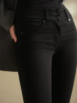Next Lift Slim And Shape Skinny Jeans Black Wash Hot