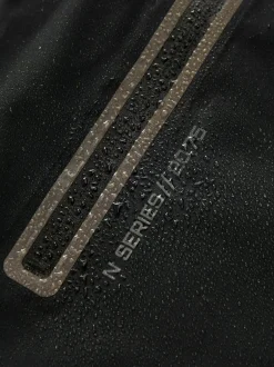 Next Black Waterproof Fleece Lined Hooded Jacket (3-16yrs) Best