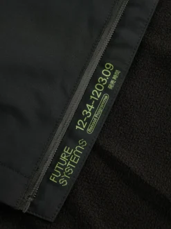 Next Black Waterproof Fleece Lined Hooded Jacket (3-16yrs) Best