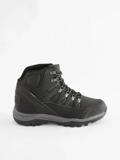 Next Waterproof Walking Boots Black Sale