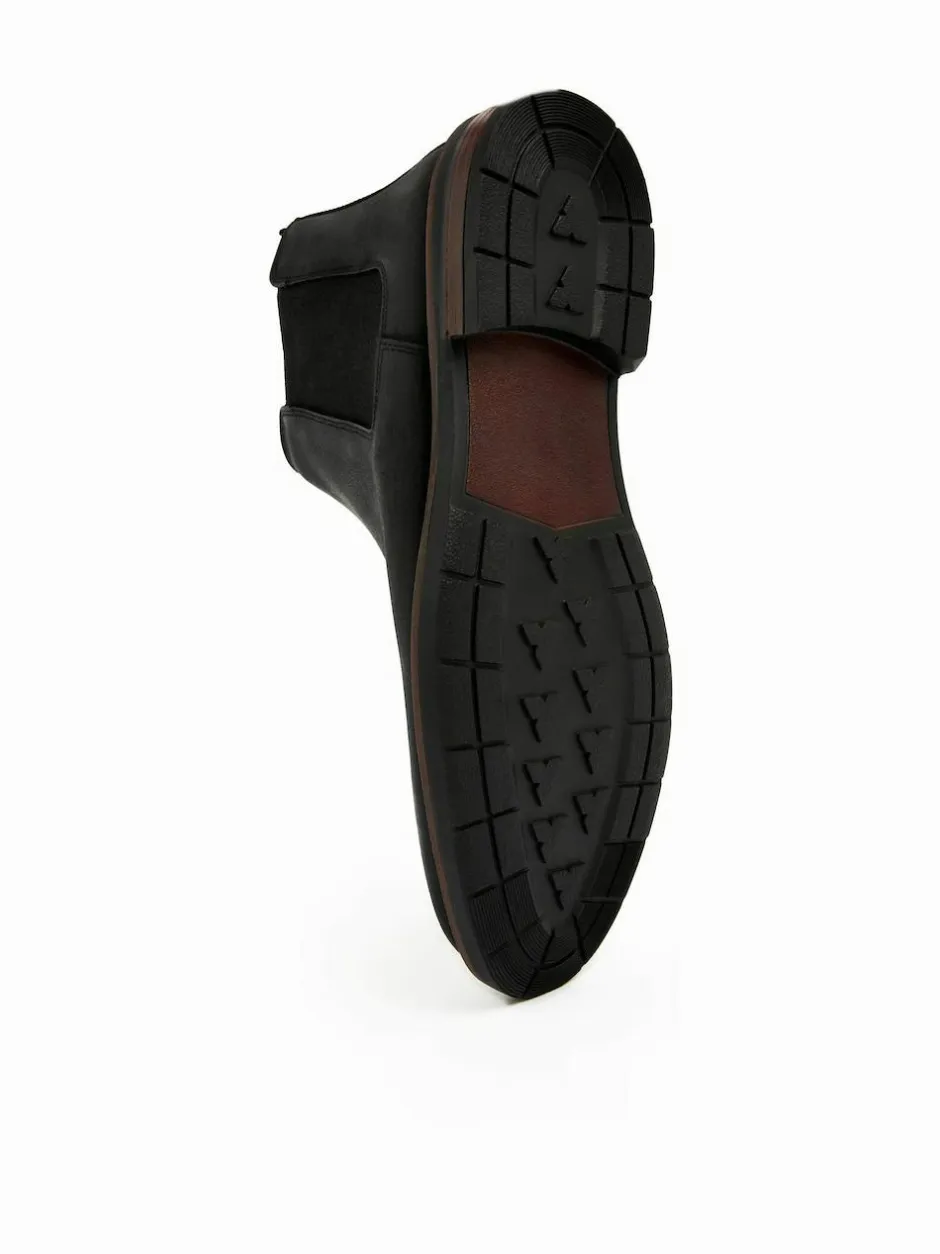 Next Waxy Leather Chelsea Boots Black Best