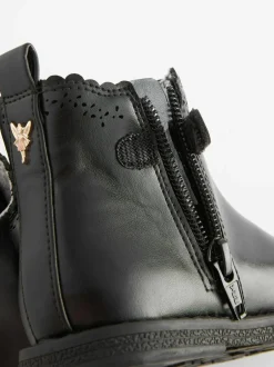 Next Wide Fit (G) Chelsea Ankle Boots Black Hot