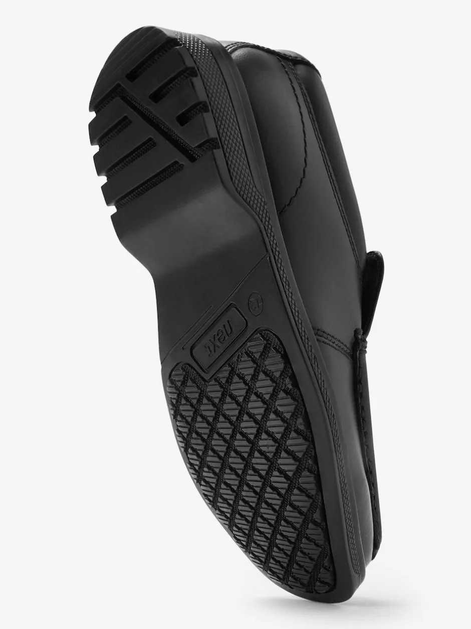 Next Black Wide Fit (G) School Leather Loafer Shoes Online